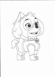 Paw Patrol Skye Coloring Page Inspirational Skye Paw Patrol Coloring Page Coloring Home