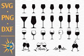 Download Wine Glass Silhouettes Graphic By Svgstoreshop Creative Fabrica PSD Mockup Templates