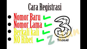 Check spelling or type a new query. Cara Registrasi Kartu Tri 3 Baru Beli Daftar Ulang Youtube