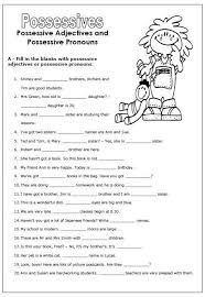 Revising Possessive Adjectives And Possessive Pronouns Possessive Pronoun Possessive Pronouns Worksheets Possessive Adjectives