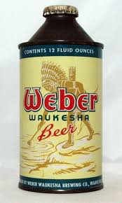 Weber Steel Canvas Beer Vintage Beer Beer Can