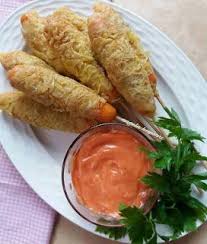 Ide jajanan rp 1000 sate telur krispy. Resep Sate Sosis Gulung Telur By Angela Hapsari Resep Telur Gulung Telur Gulung Sosis