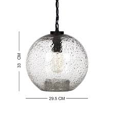 Unique Design Casamotion Sandy Clear Glass Pendant Light