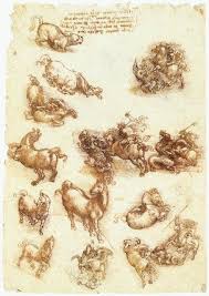 His drawing of the vitruvian man (c. Leonardo Da Vinci Horse Leonardo Da Vinci Obras De Arte Contemporanea Dibujos De Da Vinci