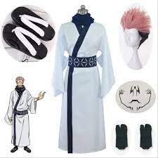 Jujutsu Kaisen Ryoumen Sukuna Cosplay Costume Kimono Wig Shoes Наклейка 2  Носки От 9 924 руб. | DHgate