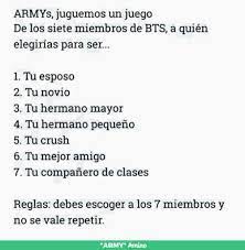 Juegos de bts preguntas : Juegos De Bts Preguntas Dinamica Un Pequeno Juego House Of Army Sc Bo Facebook Que Tengas Un Dia Fantastico Medau Gaze