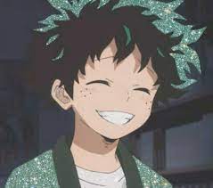 Deku | i'm izuku midoriya! Deku Glitter Pfp Anime Art Manga