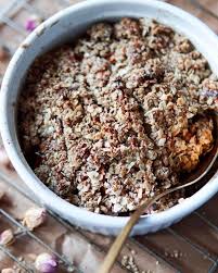 Apple Pear Vegan Gf No Added Sugar Crumble Crumble Sans Sucre Pomme Poire Vegan Et Sans Gluten Food Crumble Desserts