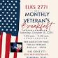 MONTHLY VET'S BREAKFAST at ELKS LODGE 2771 event image