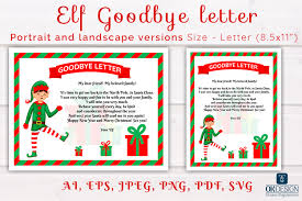 Download Elf Letter Elf Goodbye Letter Graphic By Ok Design Creative Fabrica Yellowimages Mockups