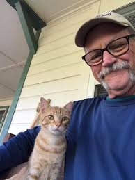 Weather cat helps Steve with Monday weather