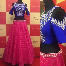 The combination of white, pink lady, and sky blue can make for some stunning interior design and looks great on clothing. Blue And Pink Combination Dress Cheap Online
