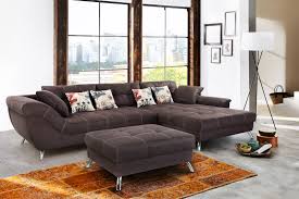 Wohnlandschaft Ecksofa San Francisco Von Job Dunkelbraun Kunstleder Antik