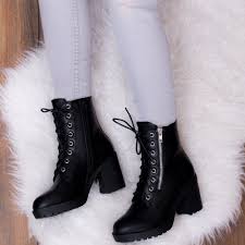 Rock It Black Ankle Boots Shoes From Spylovebuy Com