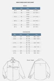 Stafford Dress Shirt Size Chart Best Picture Of Chart