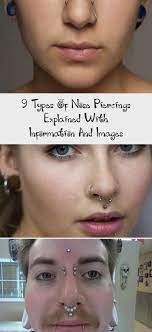 9 Types Of Nose Piercings Explained With Information And Images Piercings Explained Images Info Nose Piercing Types Of Nose Piercings Nose Piercing Cost