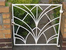 Art Deco Gate Thornbury Art Deco Door Art Deco Architecture Art Deco Garden