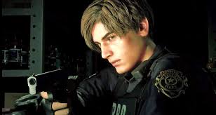 Resident Evil 2 Remake Leon and in Netflix's Infinite Darkness comparison