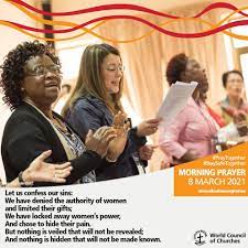 Since then, she's been spreading the message of how a woman's femininity adorns the gospel wherever god sends her. Morning Prayer For International Women S Day 8 March 2021 World Council Of Churches