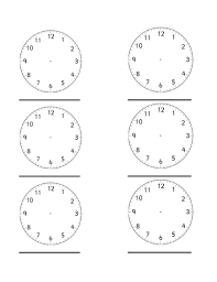 It's on it's original creamy paper background. Blank Clock Faces Teaching Resources