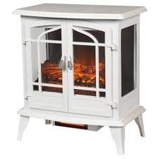 Sears has electric heaters that make stylish and functional additions to any room. Hampton Bay Legacy 1 000 Sq Ft Panoramic Infrared Electric Stove In White Est 540t 50 Y The Home Depot Freestanding Fireplace Electric Stove Heaters Electric Stove