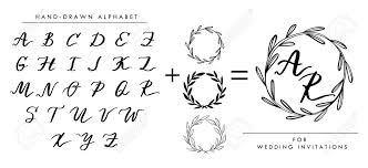 Collection Of Hand Written Vector Alphabet Cursive Capital Letters Royalty Free Cliparts Vectors And Stock Illustration Image 126765524 Capital letters a to z. collection of hand written vector alphabet cursive capital letters