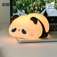 CUTE SILICONE LED NIGHT LIGHT USB RECHARGEABLE TOUCH CONTROL - PANDA