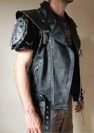 Mens Apocalypse Jacket Uk Large Real Leather Black Mad Etsy Jackets Uk Real Leather Jacket Jackets