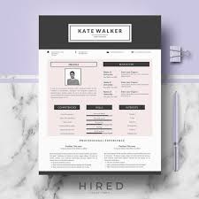 Sales Resume Creative And Professional Resume Template For Ms Word Pages Resume Cv Design Cover Letter Format References Template Creative Resume Templates Creative Resume Resume Template