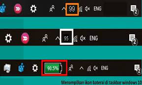 Dua cara mengecilkan icon desktop di bawah ini dapat kamu lakukan di komputer dengan os windows 7, windows 8 atau 8.1, serta windows 10. Menampilkan Icon Baterai Di Taskbar Windows 10 Semutsujud Blog Media Teknologi