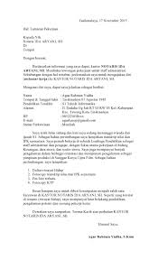 Surat Lamaran Kerja Notaris Cv Kreatif Surat Kantor