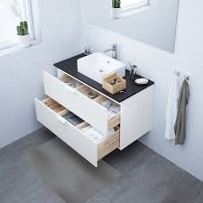 Godmorgon Tolken Horvik Bathroom Vanity White Anthracite Brogrund Faucet Ikea In 2020 Ikea Godmorgon Badezimmerwaschtisch Mischbatterien
