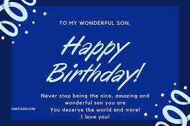 I look back with so much fondness and joy on all the time i've been blessed with you in my life. 2021 Awesome Birthday Prayers For My Son Limitlesso