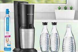 sodastream crystal 2 0 mit drei karaffen im deal chip