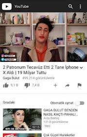 Sosyal medyada 'gaga bulut' olarak tanınan bulut altuğ, i̇zmir'de erkek çocuklarını para karşılığında öpüştürerek kayda almış ve bu görüntüleri youtube kanalından yayınlamıştı. Gaga Bulut 1736308 Uludag Sozluk Galeri