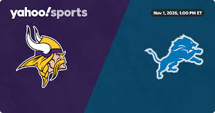 Minnesota Vikings @ Detroit Lions: Live game updates, stats, play 