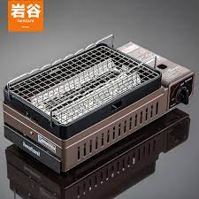 He griils some beef tongue and kalbi short ribs indoors. Buy Iwatani Japan Imported Iwatani Japanese Iwatani Portable Outdoor Barbecue Grill Home Grill Grill Picnic Cass Furnace Gas Stove Cb Abr 1 Online In Thailand 100006357153
