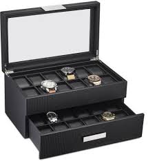 He will enjoy having such a handy way to take treats out and enjoy a relaxing day. Gifts For A 50 Year Old Man Glenor Co 24 Slot Luxury Display Case Organizer Mens Watch Box 50 Year Old Men Mens Accessories