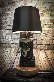 Vintage Camera Stack Table Lamp 120 00 Www Twistedsalvage Com Camera Lamp Lamp Vintage Camera