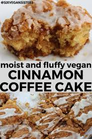 Cinnamon Streusel Coffee Cake Recipe Vegan Coffee Cakes Vegan Dessert Recipes Coffee Cake