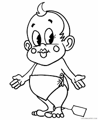 Alphabet coloring pages for baby shower. Az Coloring Pages Of Dolls For Kids Printable Sheets Baby Doll Page Family 2021 A 4466 Coloring4free Coloring4free Com