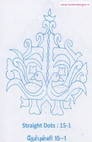 Simple Peacock Kolam Designs Peacock Kolam With Dots Kolam Designs Design Dots