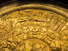 Etruscan Museum Gold Plate Museum Gold Gold Plate