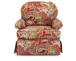 Vintage Paisley Pattern Pops In Plush Burke Swivel Accent Chair Livingroomdecor Furniturerowstyle Upholstered Swivel Chairs Rowe Furniture Accent Chairs