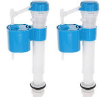 Amazon.com: Kit de reparación universal de tanque de inodoro, válvula de  llenado de agua de inodoro, 2 piezas, piezas de repuesto para el interior  del ...