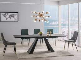Head office 920 alder street campbell river, bc v9w 2p8 ph: Casa Padrino Designer Dining Table Matt Black 160 240 X 90 X H 76 Cm Extendable Dining Room Table With Tempered Glass Top Designer Furniture