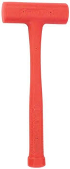 A dead blow hammer is a specialized mallet helpful in minimizing damage to the struck surface and in controlling striking force, with minimal rebound from the struck surface. Stanley 57 541 14 Ounce Compo Cast Slimline Head Soft Face Hammer Dead Blow Hammers Amazon Com