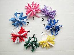 2 x new girls curly ribbon hair ties. Curly Gingham Plaid Ribbon Korker Ponytail Holders Streamer Corker Bows Clip Bobbles Plaid Tassel Hair Ties Accessories 50pcs Buy At The Price Of 27 95 In Aliexpress Com Imall Com