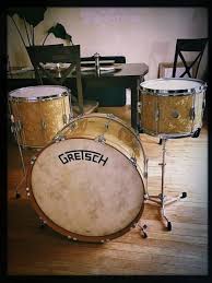 Gretsch Broadkaster Antique Pearl Custom Kit Vintage Build Robin Pirson Q Vintage Drums Reverb Gretsch Gretsch Drums Vintage Drums