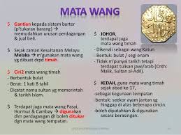 Mata wang emas itu kini berada dalam simpanan muzium negeri kedah. Sejarah Tingkatan 4 Pengaruh Islam Di Tanah Melayu